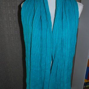 Teal Extra Long Scarf